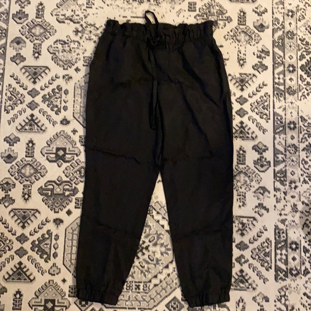NWT banana republic tencel paperbag joggers size s
